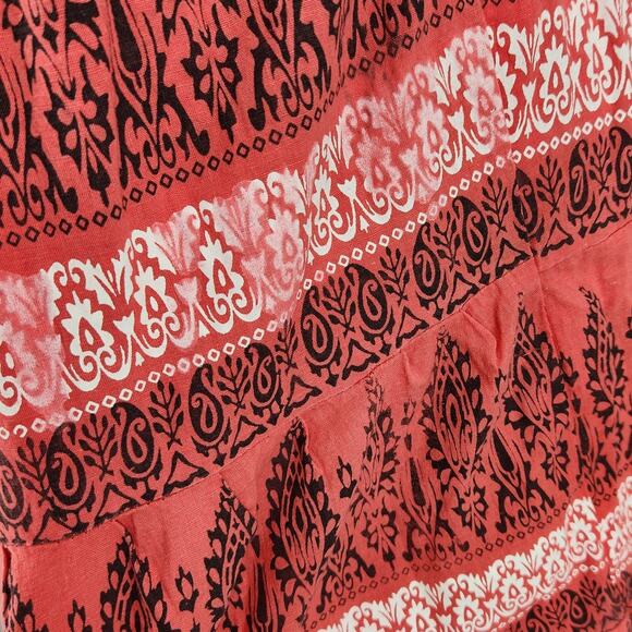 Prince Garments Folk-Inspired Printed Midi Skirt - Boho Western Country Feminine - Picture 6 of 6